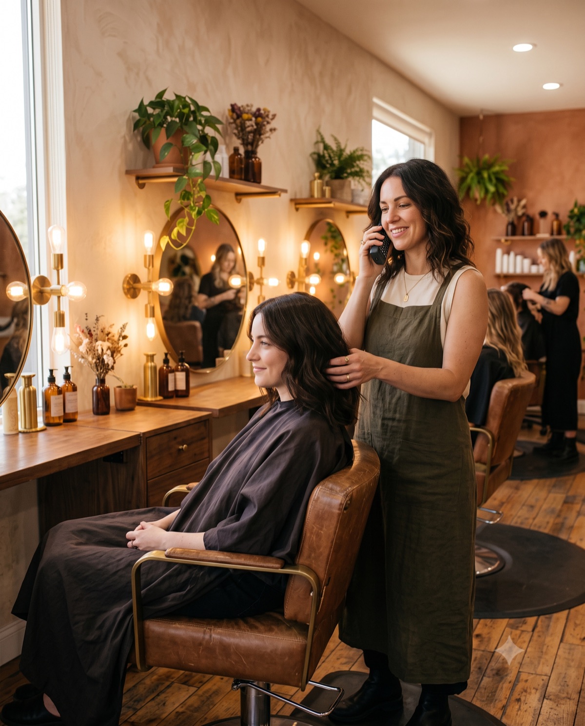 Beauty salon treatment room